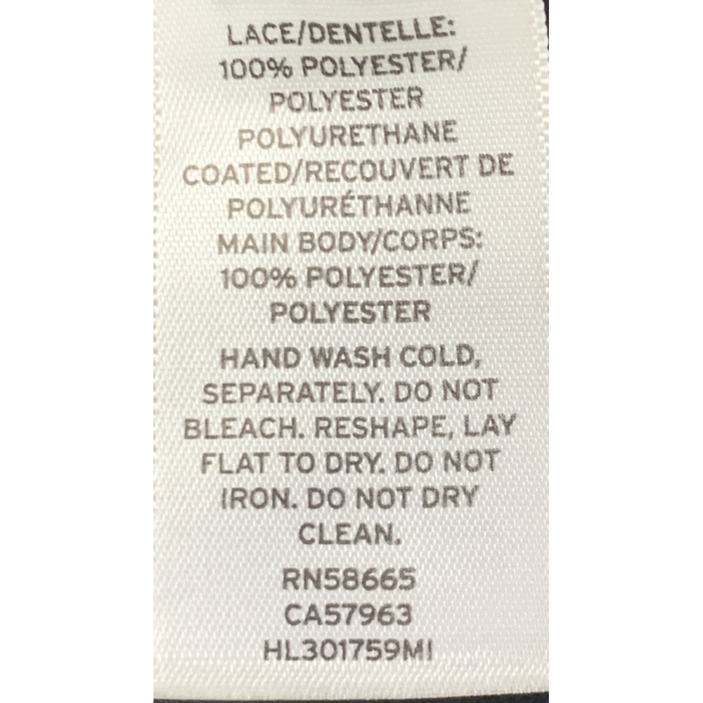 Trouve Top Womens Size Medium Black Sleeveless Lined Lace Dentelle Coated - Picture 6 of 8